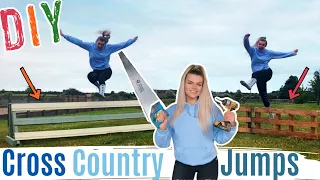 DIY  Building Cross Country Jumps | Lock Down Day 44 | Lilpetchannel