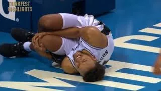 Kyle Anderson Went To The Floor Screaming And Grabbing Left knee