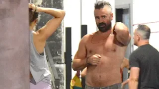 Colin Farrell Is Looking JACKED During Late Night Workout - EXCLUSIVE