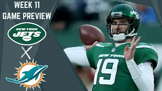 New York Jets vs Miami Dolphins NFL Week 11 Game Preview