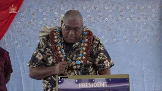 Fijian President fare-welled by Fiji Coconut Millers Limited in Savusavu.