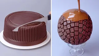 Tantangan Air Mancur Saus Coklat |  Hanya Permen & Makanan Penutup Coklat | Fancy Cake Tutorials