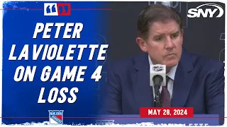 Peter Laviolette on struggles by Chris Kreider and Mika Zibanejad vs Panthers, Game 4 loss | SNY