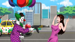 Robbing people as a CLOWN in GTA 5 RP!