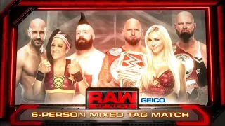 FULL MATCH: 6-Person Mixed Tag Team Match | WWE RAW 01/30/17