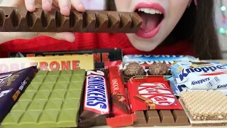 ASMR CHOCOLATE Eating (CRUNCHY & CHEWY Eating Sounds) No Talking | Toblerone