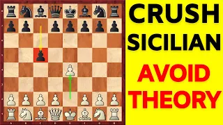 Solid Chess Opening Against the Sicilian Defense | Avoid ALL Theories