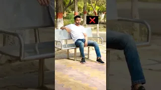 Park bench photoshoot poses | bench photoshoot poses 😱😍 #shorts #pose #photography