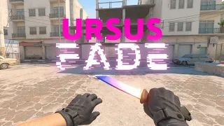 CS2 - Ursus Knife | Fade (FN) 96% 0.01 New Knife Finish Update