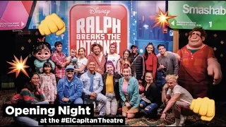 Opening Night: Ralph Breaks the Internet at the El Capitan Theatre