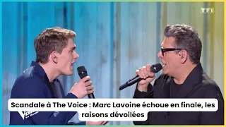 Scandale à The Voice  Marc Lavoine échoue en finale les raisons dévoilées