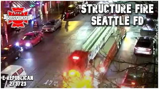 Seattle Fire responds to a late-night structure fire + bonus responses