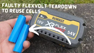 Flexvolt 6ah Complete Teardown #repair #recycling #dewalt #Flexvolt