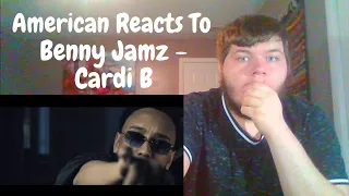 American Reacts To | Benny Jamz - Cardi B | Danish Rap