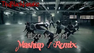 EXO (Korean/Chinese) 엑소 - 으르렁 Growl (Mashup/Remix) M/V