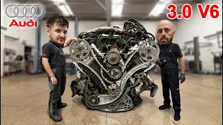 Audi A7 3.0 TDI V6 245hp - timing chain replacement at 270.000km