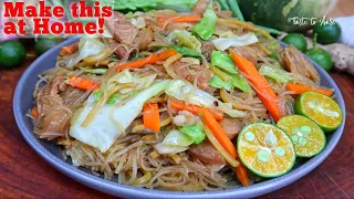 Popular! Pancit Bihon | The Secret of Cooking the best Pancit Guisado