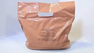 Testing Military British Single Meal Ration Pack MRE (Meal Ready to Eat)
