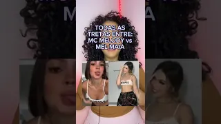 TRETAS MC MELODY vs MEL MAIA😬 #shorts #entretenimentos #curiosidades #fofocas #noticias #famosos