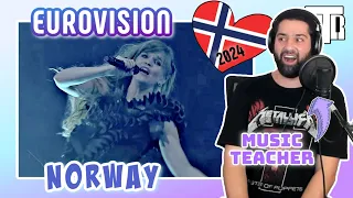 Norway Eurovision 2024 Reactionalysis - Music Teacher Analyses Ulveham by Gåte (Reaction)