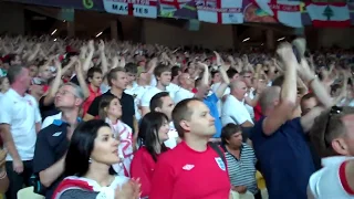 England Fans in Kiev (Kyiv), Ukraine Euro 2012