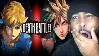 Link VS Cloud (Legend of Zelda VS Final Fantasy VII) @deathbattle | Reaction