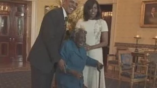 106-Year-Old Woman Visits the White House