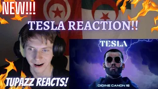 Didine Canon 16 - Tesla (Official Freestyle Music Video) | REACTION | Tupazz Reaction