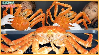 Big King crab + a crab shell bibimbap!!! mukbang eatingshow!! [enjoycouple]