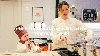 Christmas Baking with Ottie | Ad Vlogmas Day 18