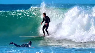 INSANE Longboarding DREAM SESSION! (Perfect Offshore Point-Break Waves) Ben Considine