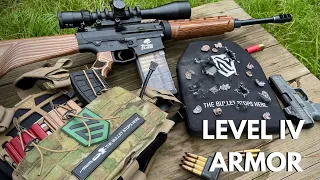 SHOOT IT UP!  Ace Link Level IV Ultralight PE+Ceramic Hard Armor