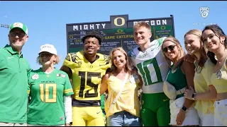 Oregon’s Bo Nix, Tez Johnson share brotherly bond on and off the football field