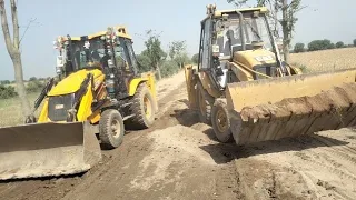 Jcb 3dx Vs Cat 424B2 Catpiller Machine 🔥