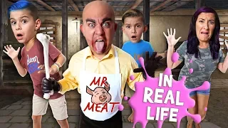 Mr Meat Horror Game In Real Life (FUNhouse Family)