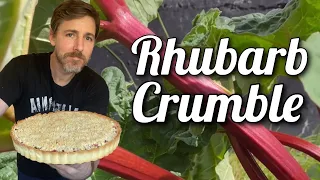Rhubarb Crumble Tart