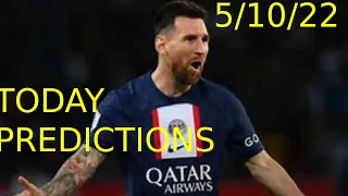 FOOTBALL PREDICTIONS TODAY 5/10/2022|SOCCER PREDICTIONS|BETTING TIPS| Today's betting tip 5/10/2022
