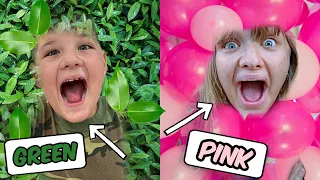 HiDE and SEEK in YOUR COLOR! BROTHER VS SISTER