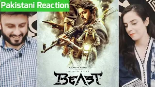 Pakistani Couple Reacts to Beast | Official Trailer Thalapathy Vijay Sun Pictures Nelson Anirudh