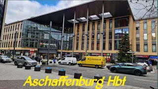 Railway Station |  Bahnhof in Germany | Aschaffenburg | Germany | 4k - 8k