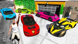 I Stole SUPERHERO Supercars In GTA 5..!😍