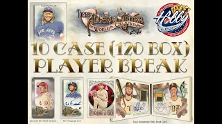 CASE #1 of 10   -   2022 Topps ALLEN & GINTER 10 Case (120 Box) PLAYER BREAK eBay 12/01/22