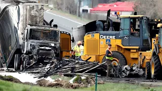 Amazing Truck And Car Crash 2023 - Crazy Dangerous Truck Driver Fails Compilation - Bad Day At Work