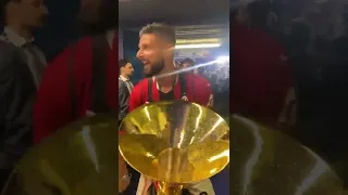 AC Milan celebration after becoming champions of Italy