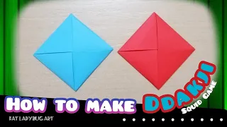 How to make Ddakji / Squid Game #squidgame