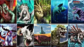 ALL 10 LEGENDARY DRAGONS FROM RISE OF BERK😱😱