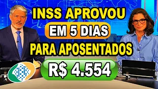 SAIU HOJE! INSS Vai Pagar R$4.554,07 a Aposentados em Maio - Veja quem Recebe