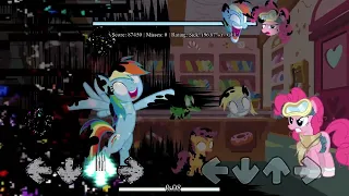 FNF Pibby Pinky Pie & Pibby Raindow vs Rarity (MLP: Darkness is Magic V1 - Loyalty Lunacy)