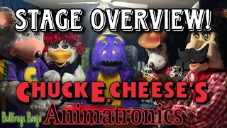 Overview of my Chuck E Cheese Stage Setup!
