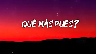 J. Balvin, Maria Becerra - Qué Más Pues? (Letra/Lyrics)